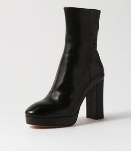 AGGIY MO BLACK LEATHER