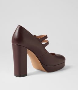 AINEY MO BURGUNDY LEATHER