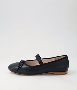 BOW MO BLACK LEATHER