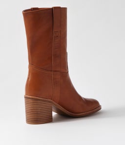 CHELSI MO TAN NATURAL HEEL LEATHER