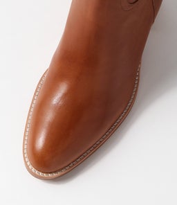 CHELSI MO TAN NATURAL HEEL LEATHER