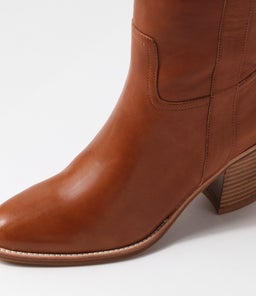CHELSI MO TAN NATURAL HEEL LEATHER