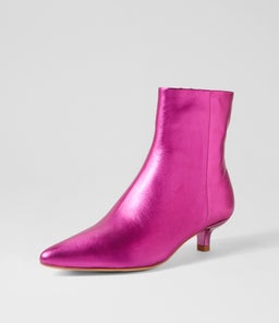 CEMILA MO FUCHSIA METALLIC LEATHER