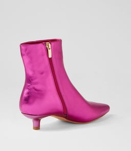 CEMILA MO FUCHSIA METALLIC LEATHER