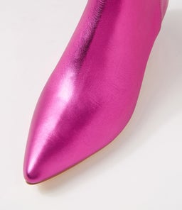 CEMILA MO FUCHSIA METALLIC LEATHER