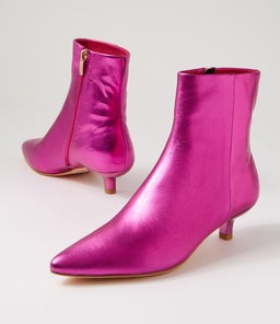 CEMILA MO FUCHSIA METALLIC LEATHER