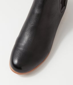 QUIRK MO BLACK NATURAL HEEL LEATHER
