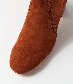 SARI MO CHESTNUT STRETCH MICROSUEDE