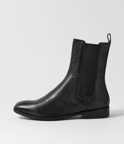 WANDERER MO BLACK BLACK HEEL LEATHER