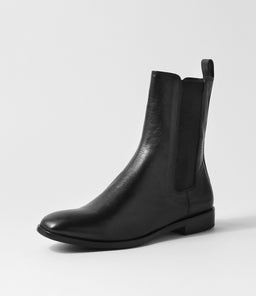 WANDERER MO BLACK BLACK HEEL LEATHER