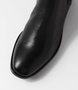 WANDERER MO BLACK BLACK HEEL LEATHER