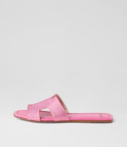 LERIDA MO NEON PINK JEWELS SUEDE