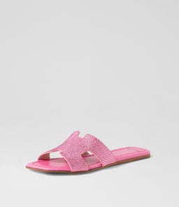LERIDA MO NEON PINK JEWELS SUEDE