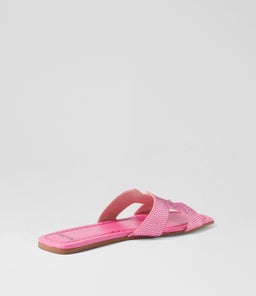 LERIDA MO NEON PINK JEWELS SUEDE