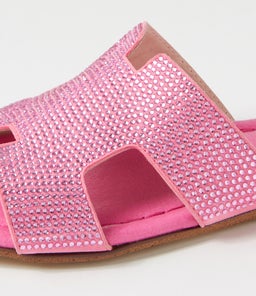 LERIDA MO NEON PINK JEWELS SUEDE