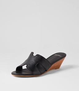 MEMMI MO BLACK NATURAL HEEL LEATHER