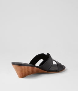 MEMMI MO BLACK NATURAL HEEL LEATHER