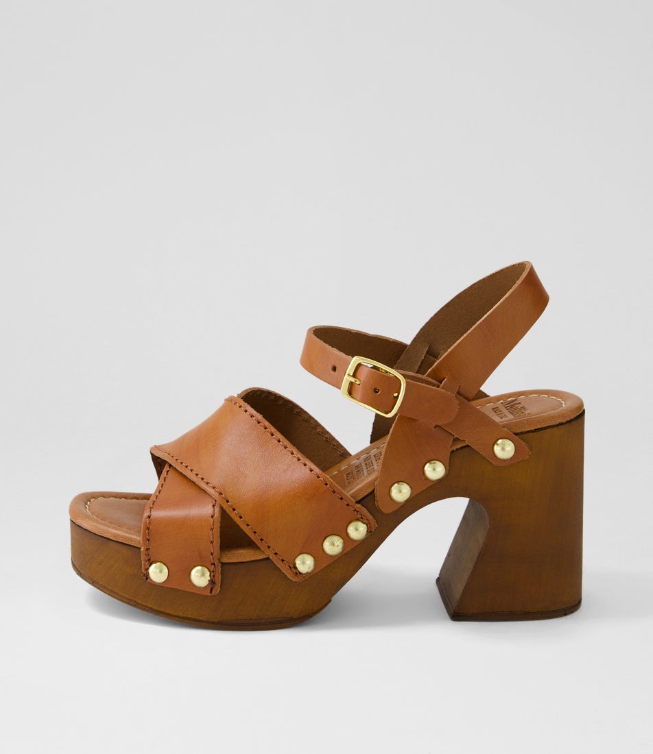 Fileya Tan Leather Sandals Fileya Tan Leather Sandals