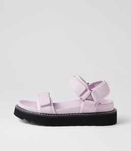 LAYCI MO LILAC LEATHER FABRIC