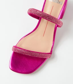 BONNII MO FUCHSIA FUCHSIA METALLIC JEWELS LEATHER