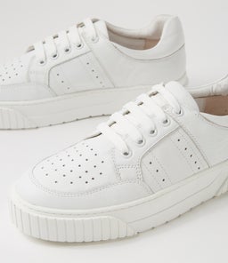 JONA MO WHITE WHITE SOLE LEATHER