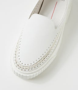 JAMI MO WHITE WHITE SOLE LEATHER