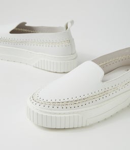 JAMI MO WHITE WHITE SOLE LEATHER