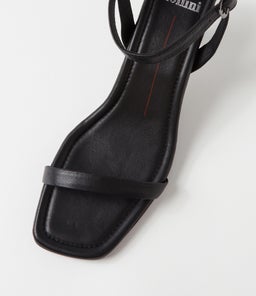 MINE MO BLACK BLACK HEEL LEATHER