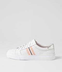 OLINY MO WHITE SILVER LEATHER