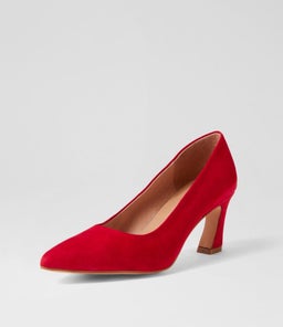 CHARLI MO RED SUEDE