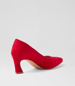 CHARLI MO RED SUEDE