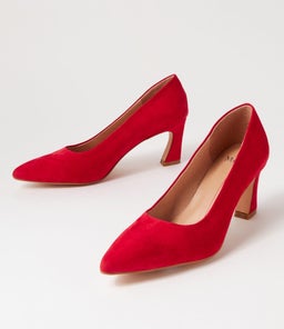 CHARLI MO RED SUEDE