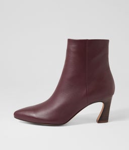 CLAME MO MULBERRY DK BROWN HEEL LEATHER