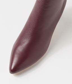 CLAME MO MULBERRY DK BROWN HEEL LEATHER