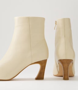 CLAME MO CREAM NATURAL HEEL LEATHER