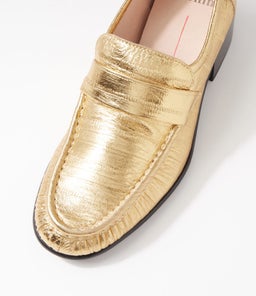 JONES MO GOLD STRIP LEATHER