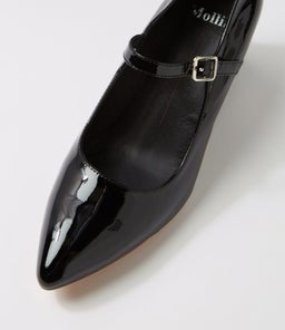 MELLERY MO BLACK PATENT LEATHER