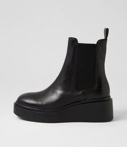 SAM MO BLACK BLACK SOLE LEATHER