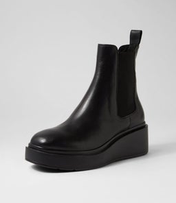 SAM MO BLACK BLACK SOLE LEATHER