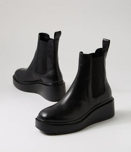 SAM MO BLACK BLACK SOLE LEATHER