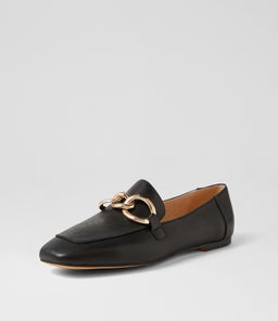 NELYA MO BLACK LEATHER