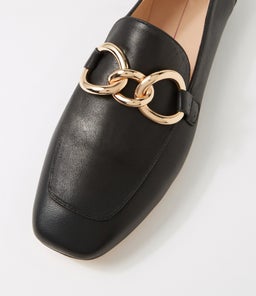 NELYA MO BLACK LEATHER
