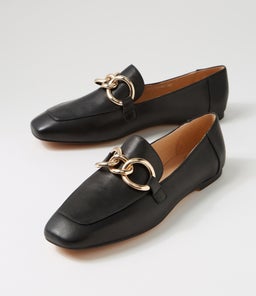 NELYA MO BLACK LEATHER