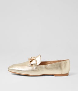 NELYA MO PALE GOLD LEATHER