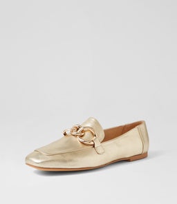 NELYA MO PALE GOLD LEATHER