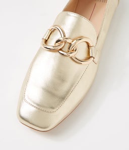 NELYA MO PALE GOLD LEATHER