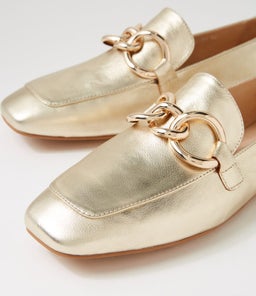 NELYA MO PALE GOLD LEATHER