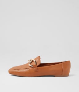 NELYA MO DK TAN LEATHER