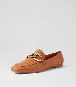 NELYA MO DK TAN LEATHER