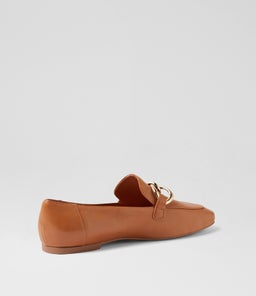 NELYA MO DK TAN LEATHER